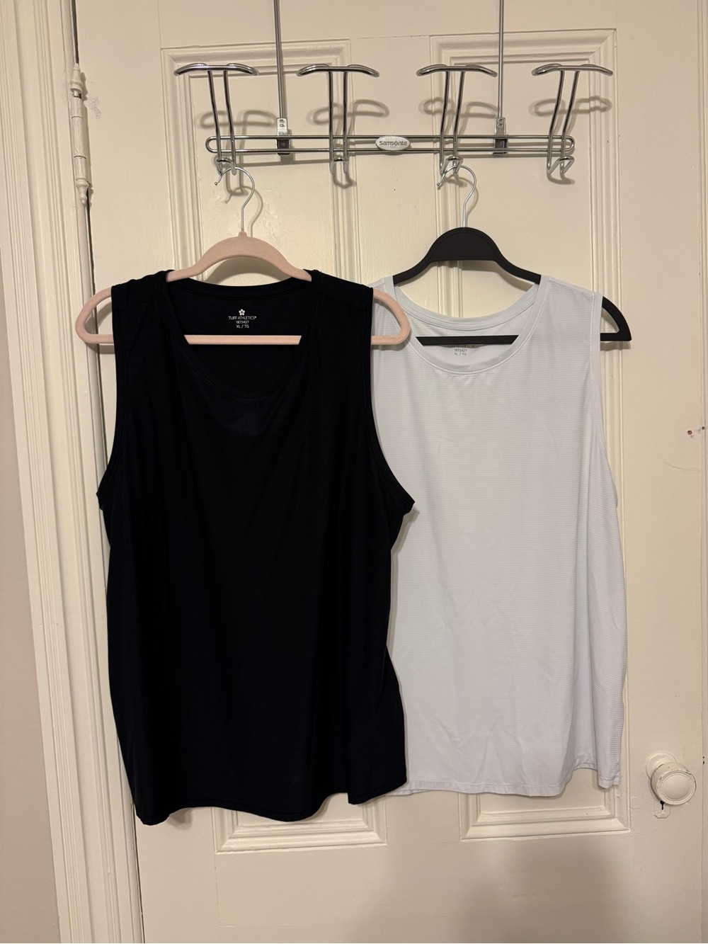Tuff Athletics Black & White Muscle Tee Duo